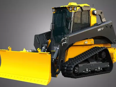 335 P-Tier Compact Track Loader  - Smart Grade 3D model