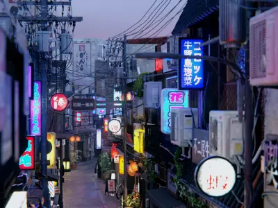 Japanese City Streets Pack 3D model