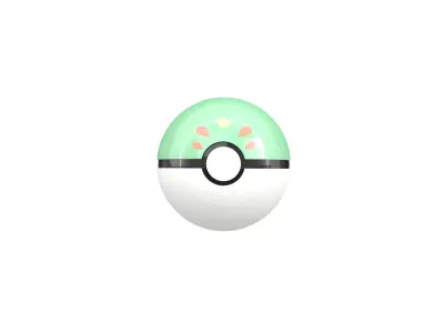 Friend Ball Low-poly 3D model