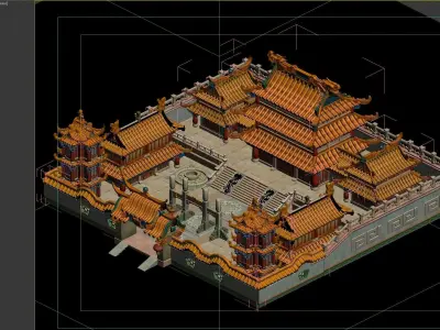 Ancient Architecture 3D model 14