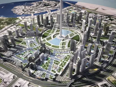 Dubai Creek Harbour 3D model