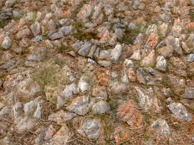 rock material 3D model