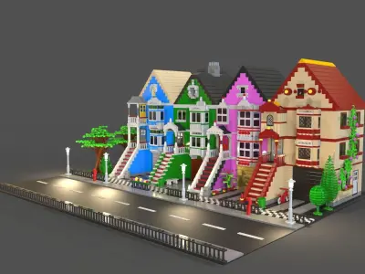 Lego fantasy 3D model