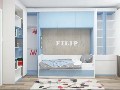 BLUE BABY ROOM 3D model