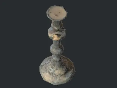 Candlestick1 Low-poly 3D model