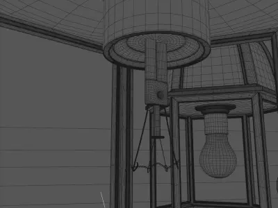 Street lamp 3D model 5
