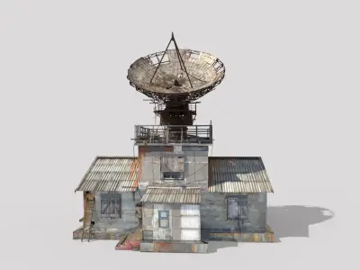 Abandoned Radar Station 3D model