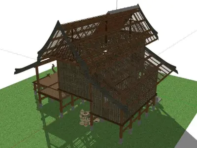 Creative Design-Holiday Cabin-0156 3D model