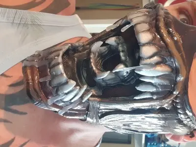 ALIEN inspired face mask 3D print model