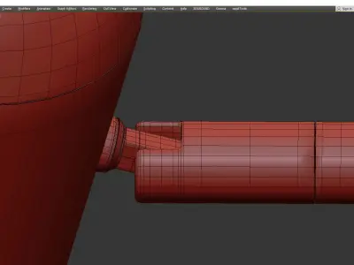 TINY WALL Low-poly 3D model