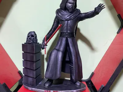Kylo Ren 3D Printing Figurine  Assembly 3D model