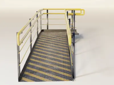 Ramp 01 PBR  Low-poly 3D model