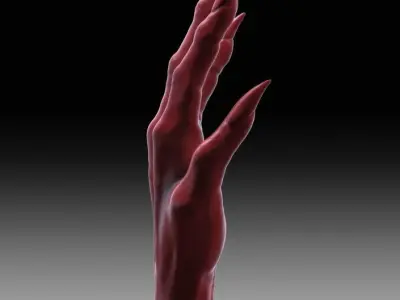 Creature Hand 3D model