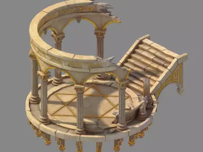 Moon City - Table 23 3D model