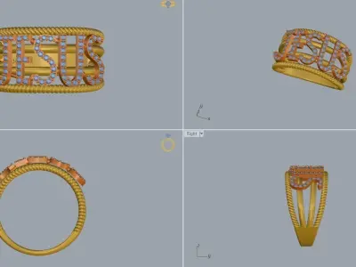 ring jesus  3D print model