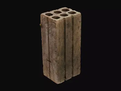 Brick Dirt 01 - HeraScans Free low-poly 3D model