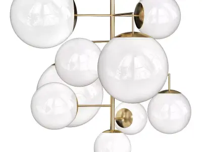 ARTEMIS FROSTED CHANDELIER 3D model