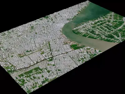 Paramaribo - Suriname 3D model