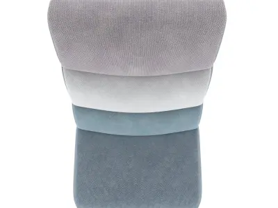 Adjustable Floor Chair 3D model