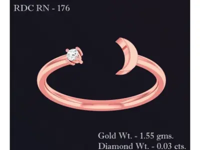 Women Ring 3D print model 60