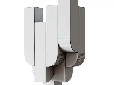 Exclusive Cora Pendant Light - 8 Lights 3D model