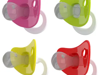 Pacifiers Small Collection 01 3D model