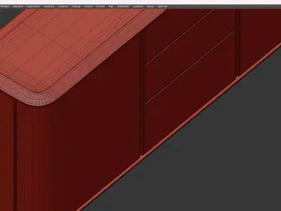  LOVE SIDEBOARD Low-poly 3D model