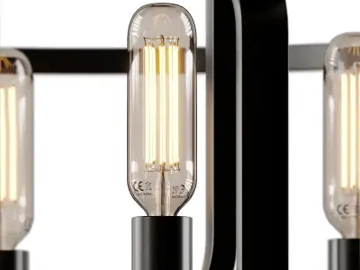 Santina Pendant Semi-Flushmount by Savoy House 3D model