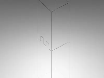 Kakushi Mechiire - Classical Japanese Wood Joint Free 3D model