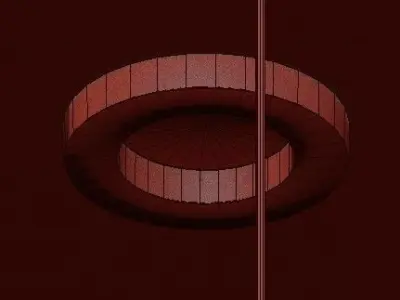 Bubble Light Fixture Chandelier 3D model