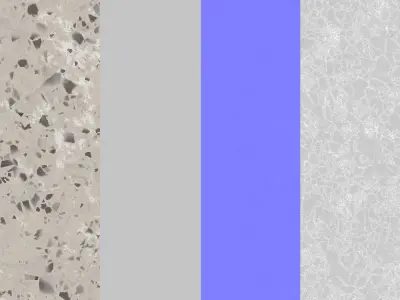 Terrazzo Natural Texture PBR Vray Corona Blender Texture