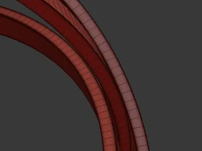 chendelier collection 7 pendant lamp with circular shape 3D Model Pack