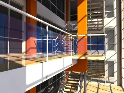 Building Interior 524 3D model
