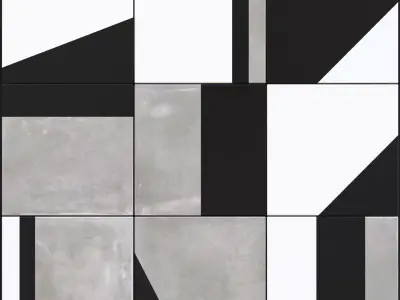 ABK Play Edge Mix Grey Set 3 3D model