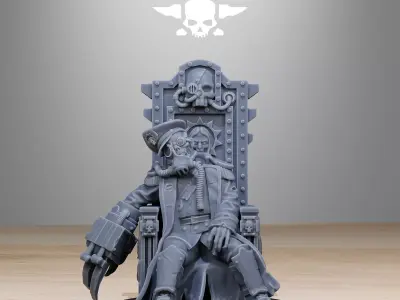 GrimGuard The Fallen Officer 3D print model