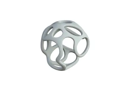 SciFi Cube Object No 33644 Low Poly Shape Texture