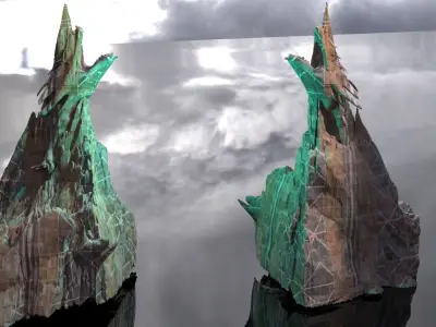 Dantes Adjudicator rocks 3D model