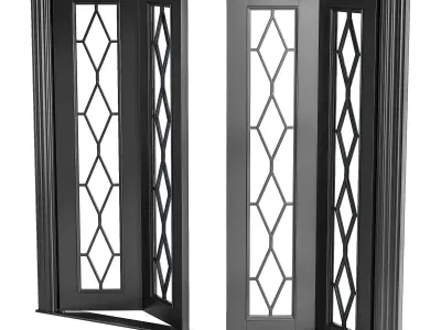 Modern entrance door 33 3D model