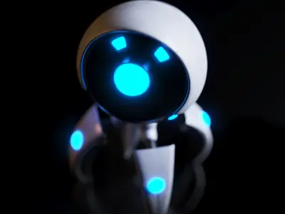 scifi robot 3D model