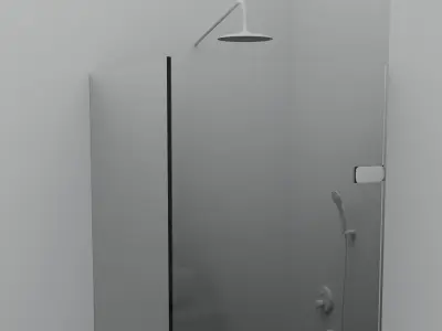  bathroom model without materials 3D model