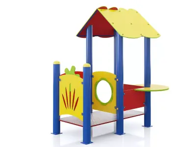 kids child playground 3d model 6 3D model