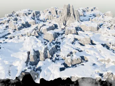 Mountain Range 3D model