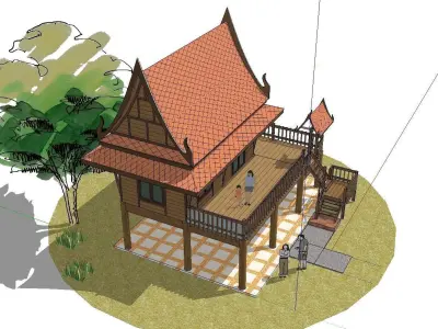 Creative Design-Holiday Cabin-0146 3D model