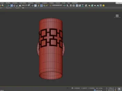 Parker Wall Sconce Low-poly 3D model