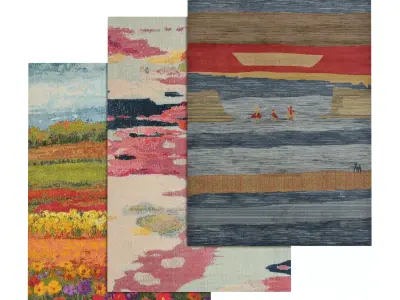 Rug Set 1857 3D model