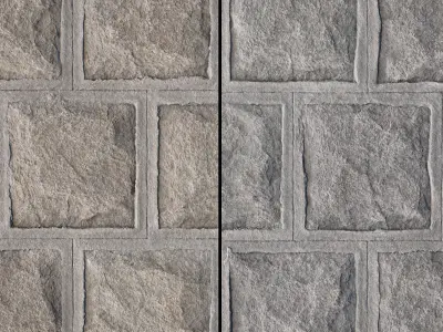 Brick Rockface 04 - Seamless Texture