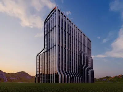 Future building 06 3D model