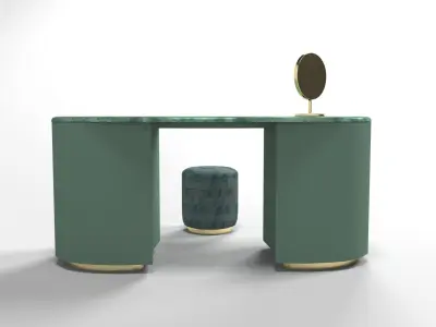 Passion Coiffeuse table model Armani Casa Series 3D model