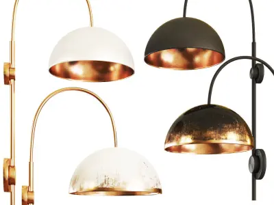 Dome Lights Set 3D Model Pack