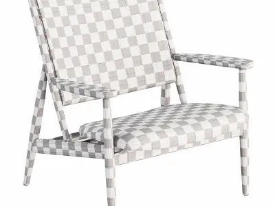 Summit Lounge Chair by Ariake Low-poly 3D model